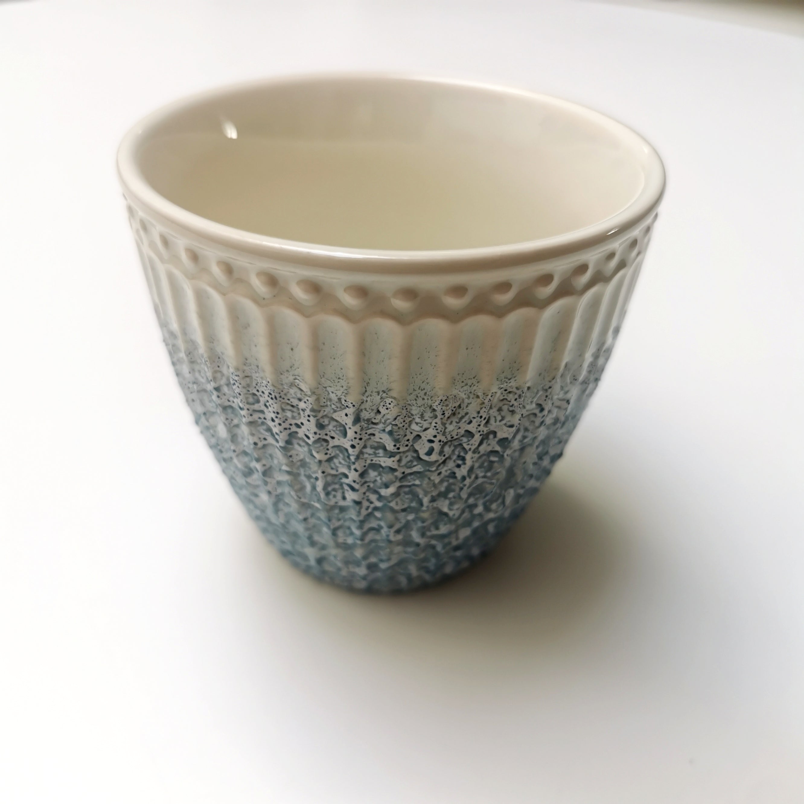Latte Cup Alice ripple blau von GreenGate